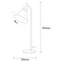 Opviq Sivani - MR-610 Lámpara de mesa Cobre
